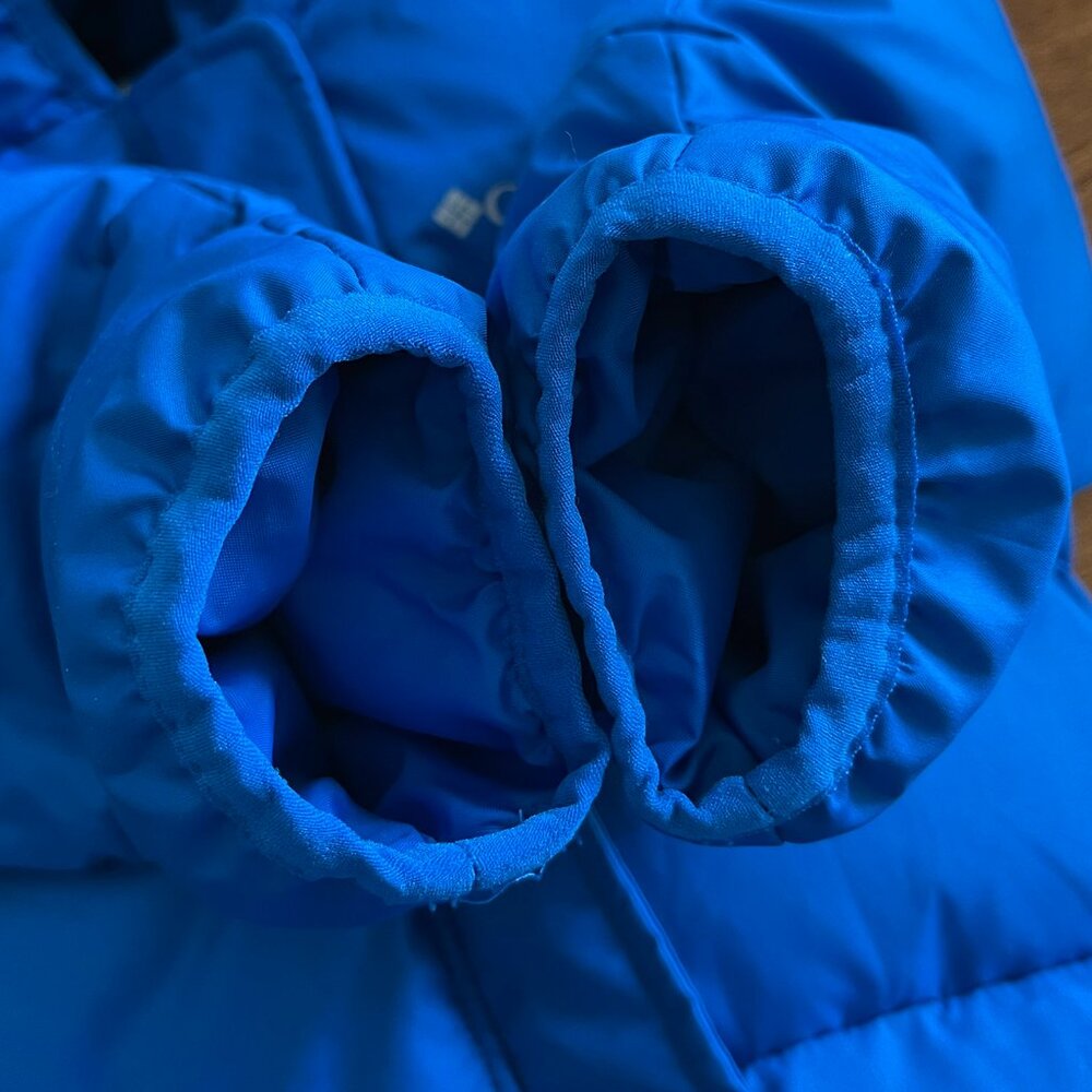 Columbia royal blue down snowsuit 12-18m - Picture 11 of 11
